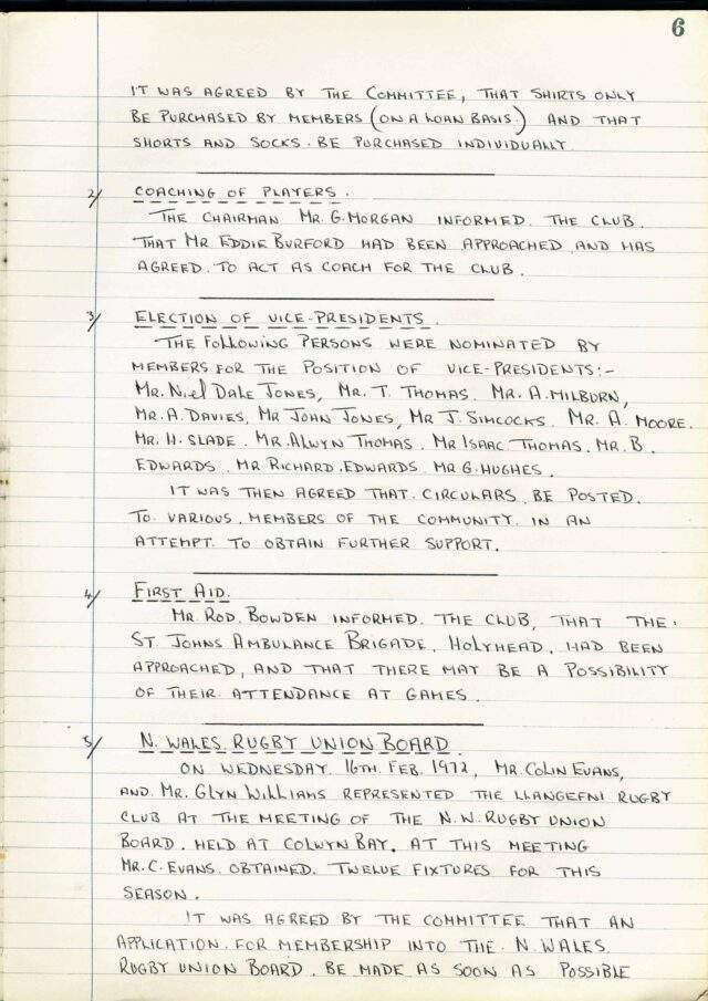 First Committee Meeting Minutes 5