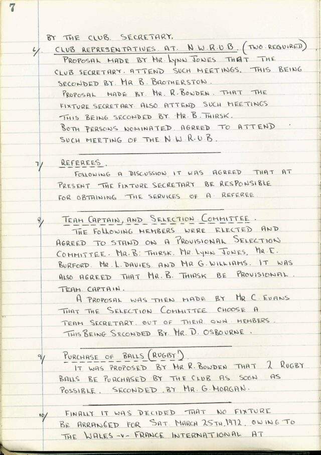 First Committee Meeting Minutes 6